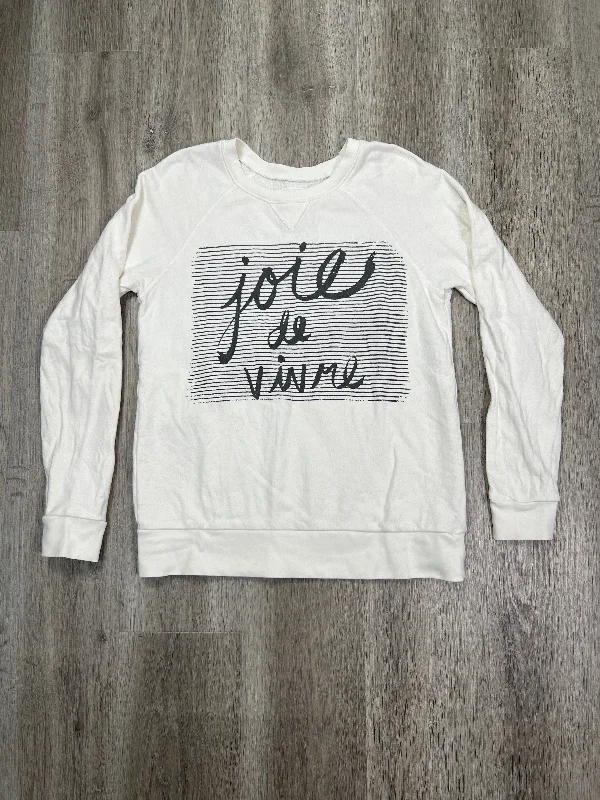 Sweatshirt Crewneck By Sol Angeles In Cream, Size: S