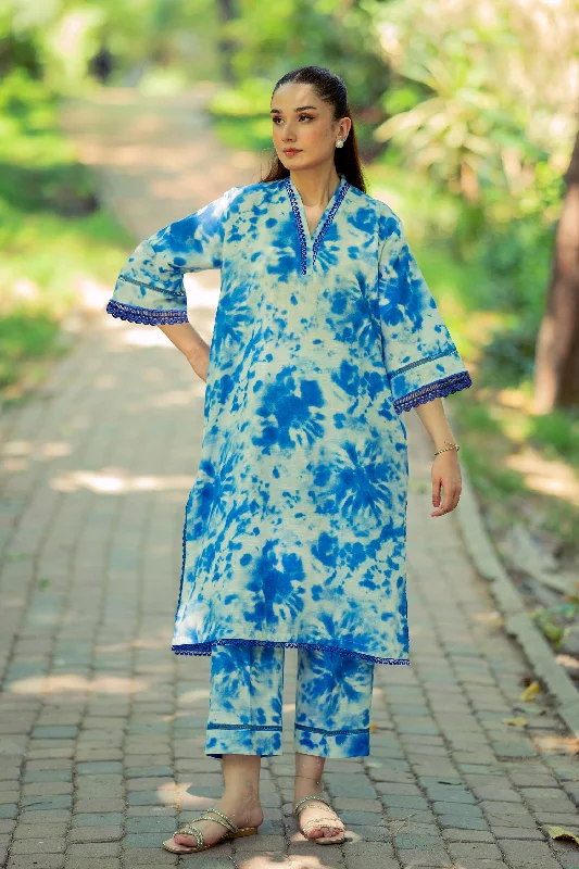 2 Piece - Printed Khaddar Suit