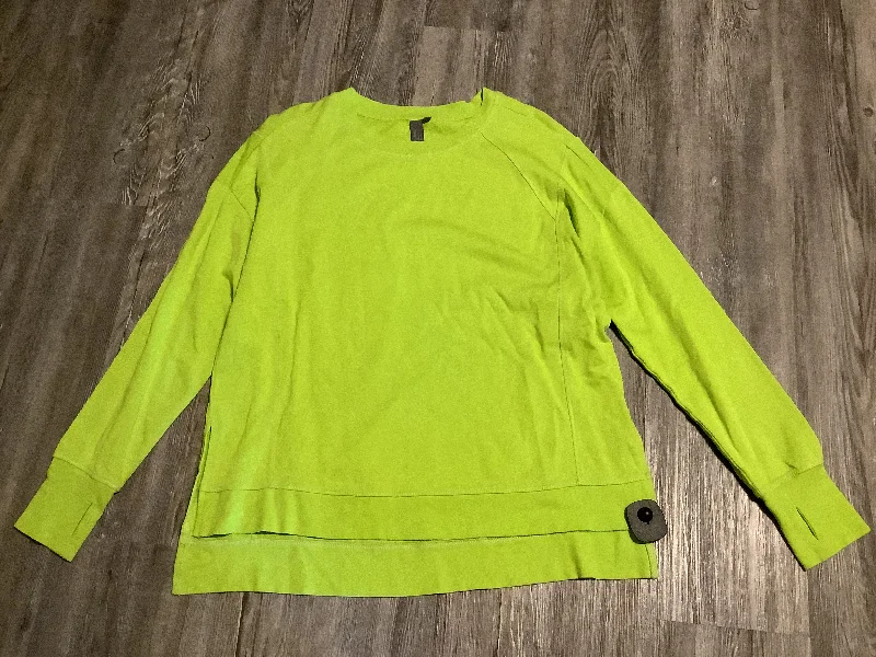 Sweatshirt Crewneck By Sweaty Betty In Green, Size: M