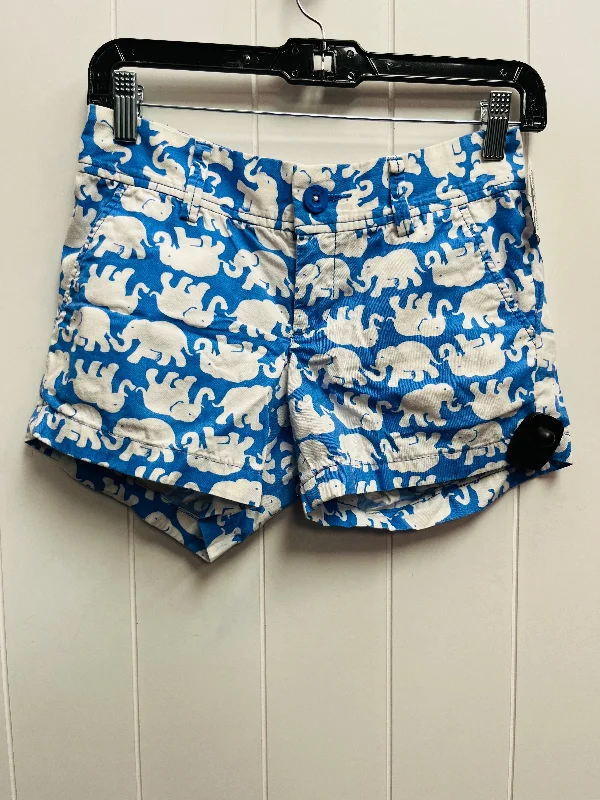 Blue & White Shorts Lilly Pulitzer, Size Xxs