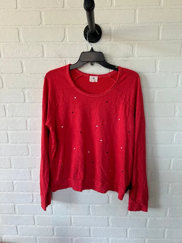 Sweatshirt Collar By Sundry In Red, Size: M