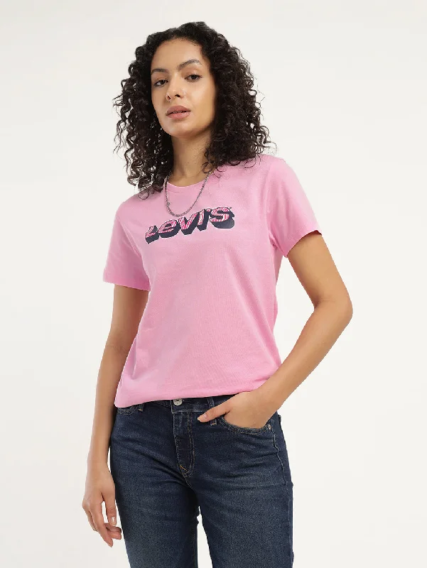 Women's Brand Logo Crew Neck T-Shirt