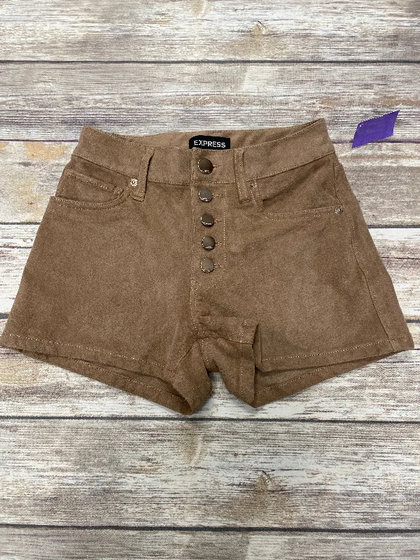 Brown Shorts Express, Size 00