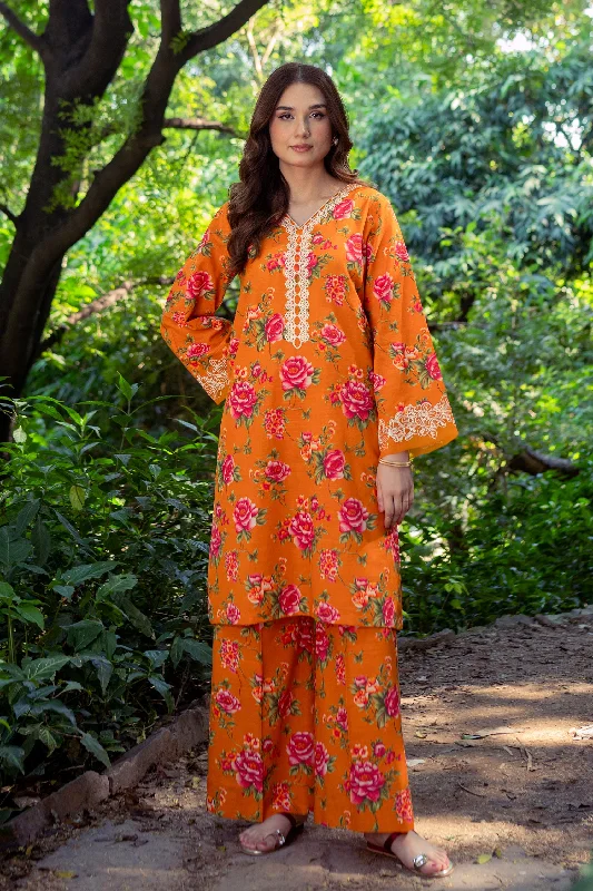 2 Piece - Printed Khaddar Suit