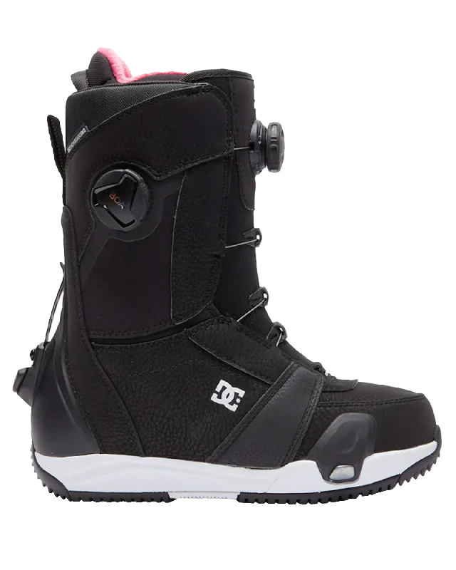 DC Lotus Step On Women's Snowboard Boots - Black / White / Black - 2023