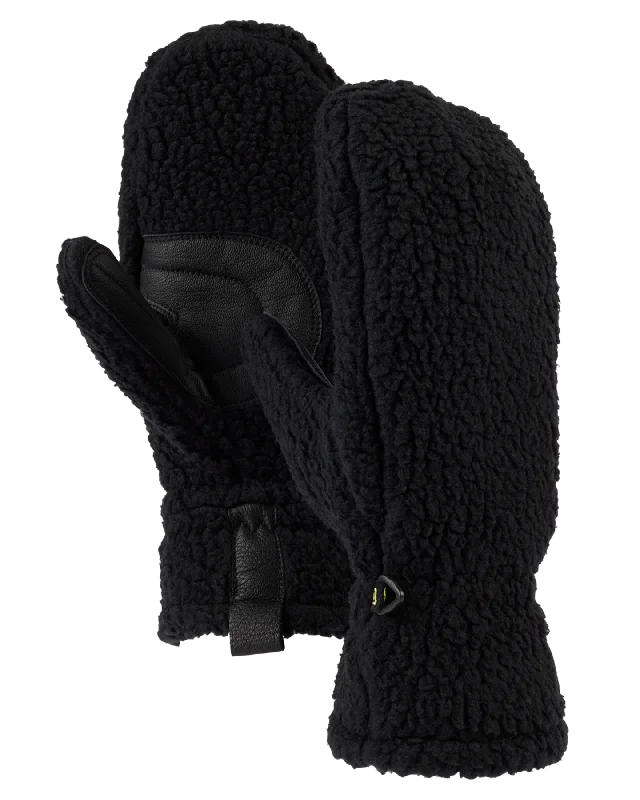 Burton Women's Stovepipe Fleece Mittens - True Black Heather