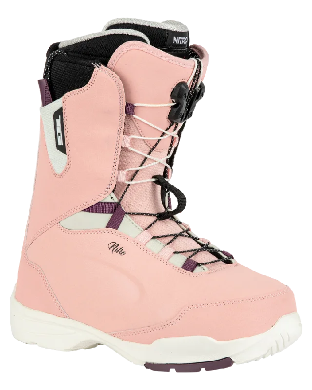 Nitro Scala TLS Womens Snowboard Boots - Rose/White - 2023