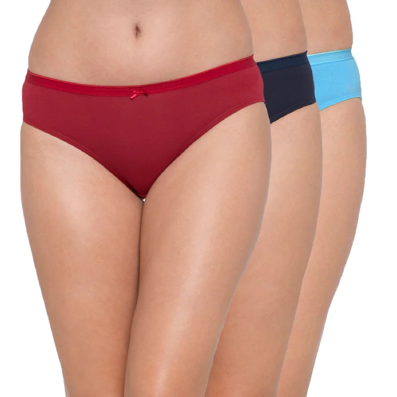 Bikini Mid Rise Anti-Bacterial Panties (Pack of 3)