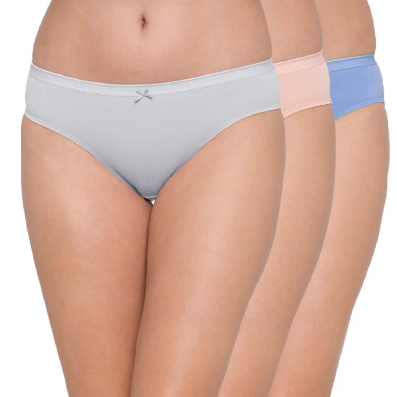 Bikini Mid Rise Anti-Bacterial Panties (Pack of 3)