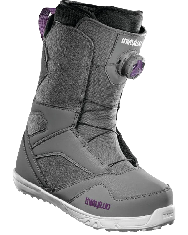 Thirtytwo STW BOA Womens Snowboard Boots - Grey/Purple - 2022