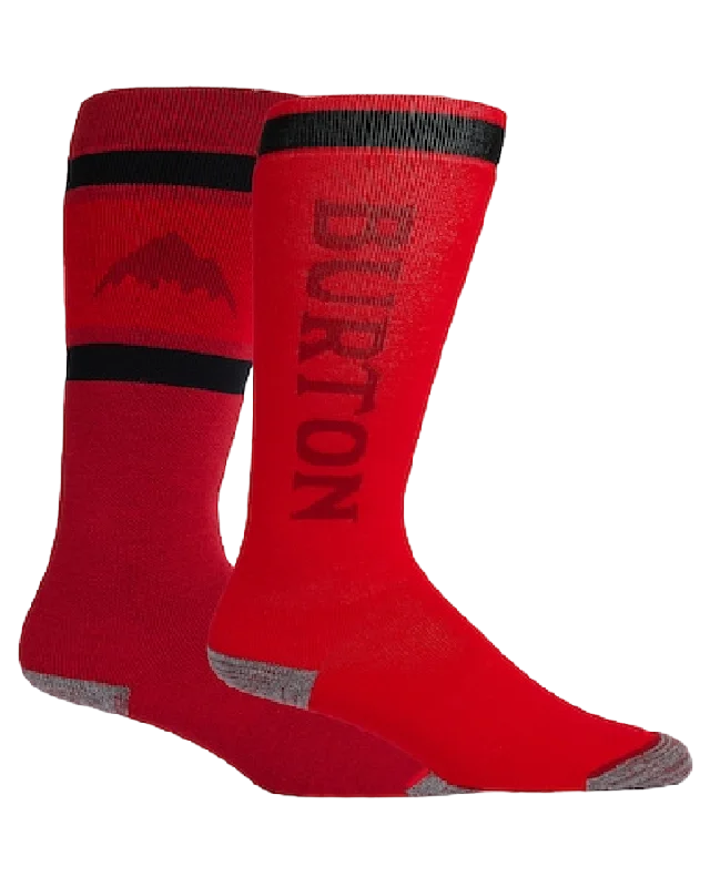 Burton Women's Weekend Midweight Socks 2-Pack - Tomato - 2023