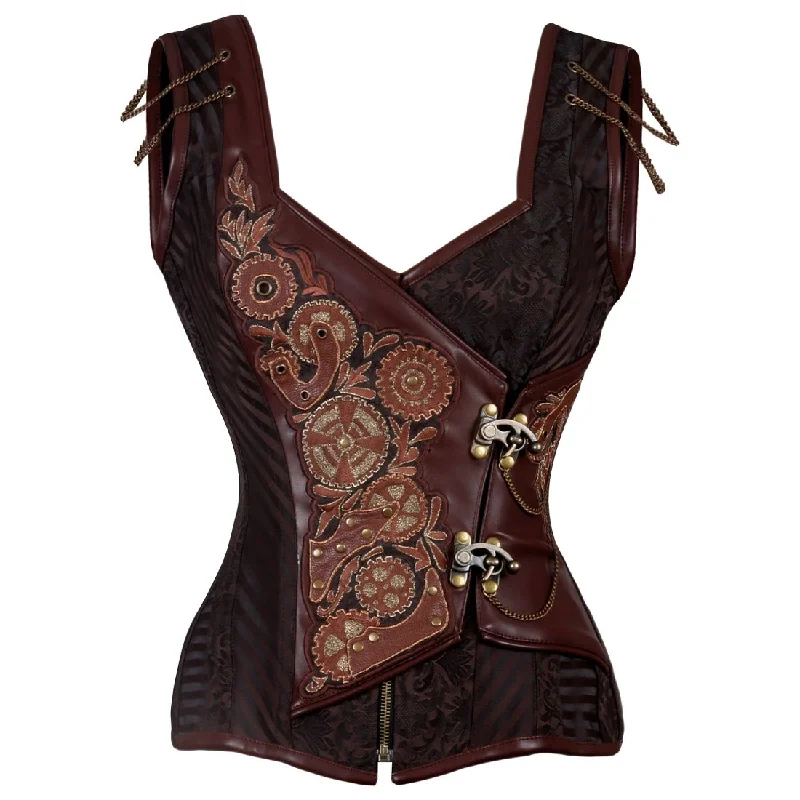 Sawyer Steampunk Authentic Steel Boned Overbust Corset