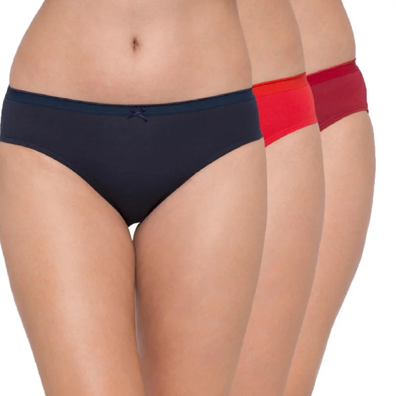 Bikini Mid Rise Anti-Bacterial Panties (Pack of 3)