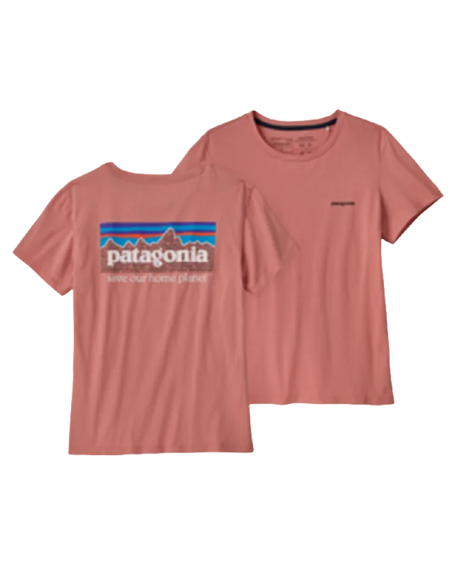 Patagonia Women's P-6 Mission Organic T-Shirt - Sunfade Pink