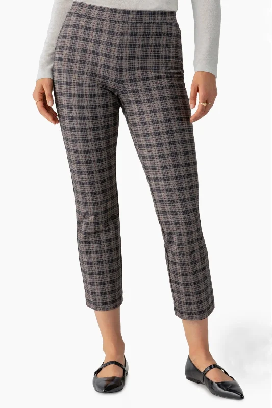 Carnaby Kick Crop Plaid Leggings