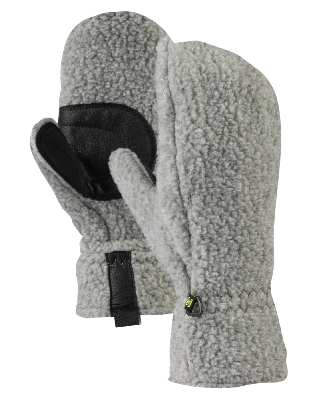 Burton Women's Stovepipe Fleece Mittens - Gray Heather