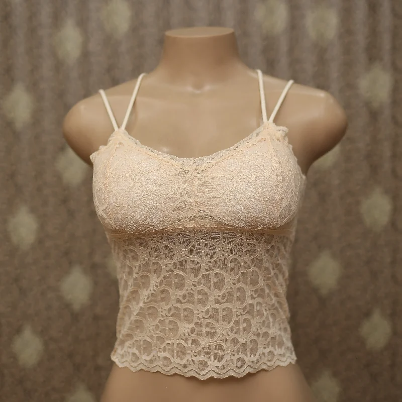 Net Camisole with Padded Bra