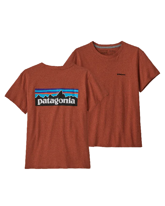 Patagonia Women's P-6 Logo Responsibili-Tee - Quartz Coral