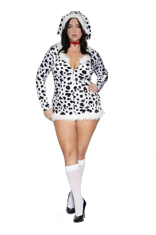 Plus Doggy Dalmatian Dress costume set