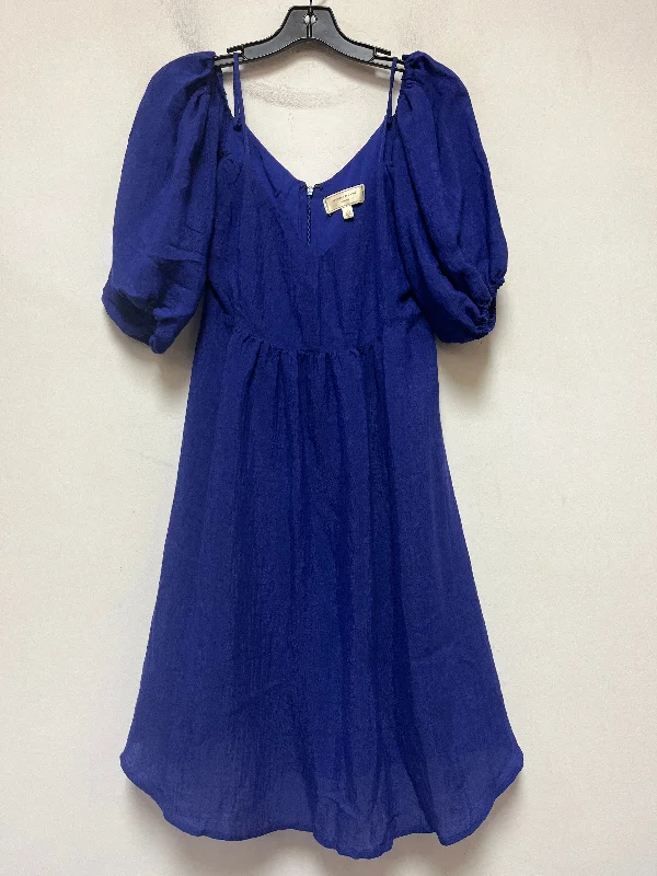 Blue Dress Casual Short Moulinette Soeurs, Size Xs