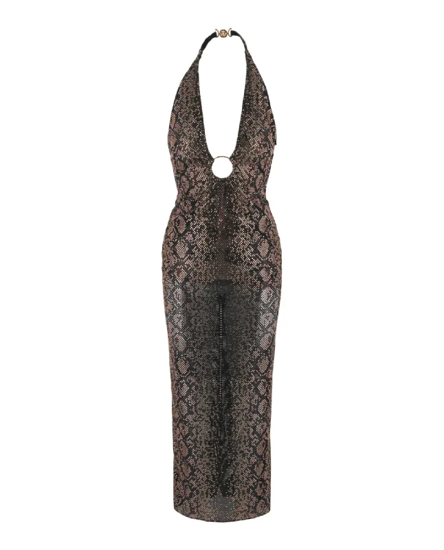 Python Embellished Gown