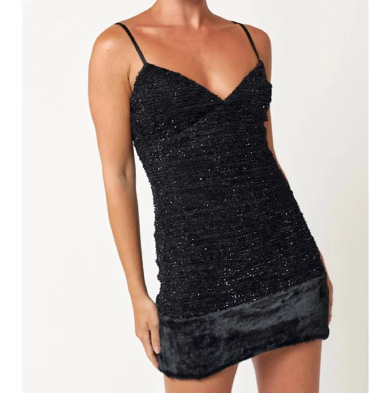 Chloe Mini Dress In Black