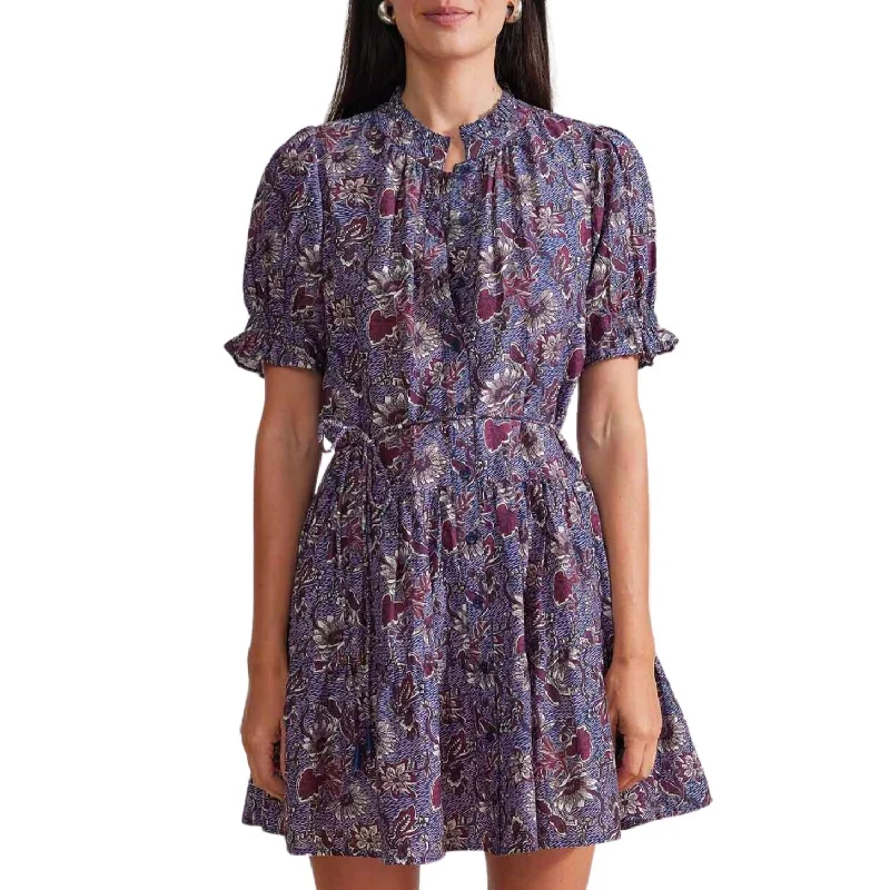 Las Alturas Mini Dress In Dutch Floral