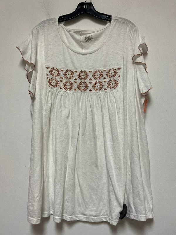 Top Short Sleeve Basic By Lane Bryant  Size: 2x