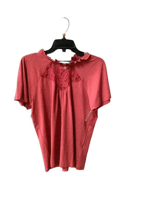 Top Short Sleeve By Adrienne Vittadini  Size: L