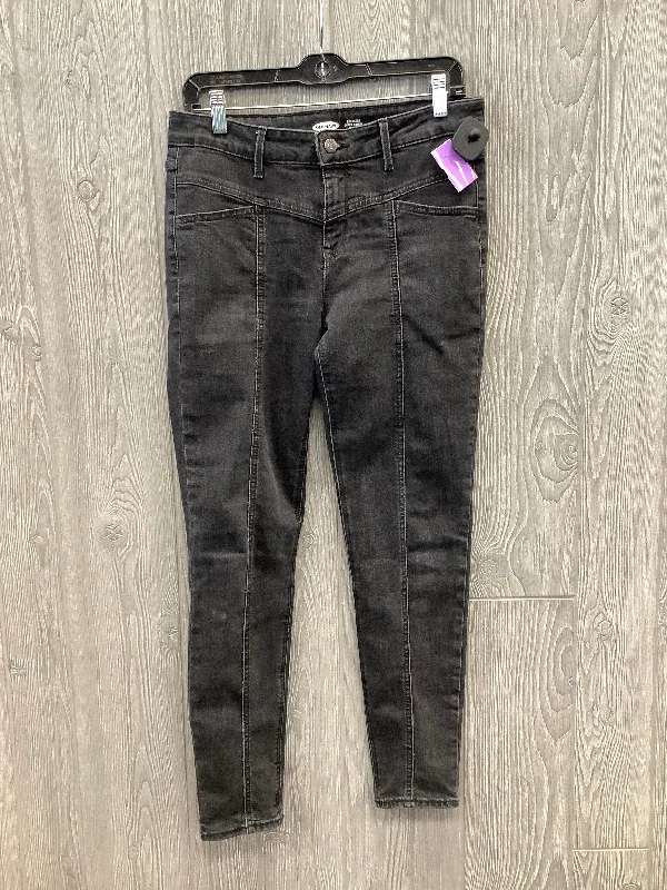 Black Denim Jeans Skinny Old Navy, Size 8