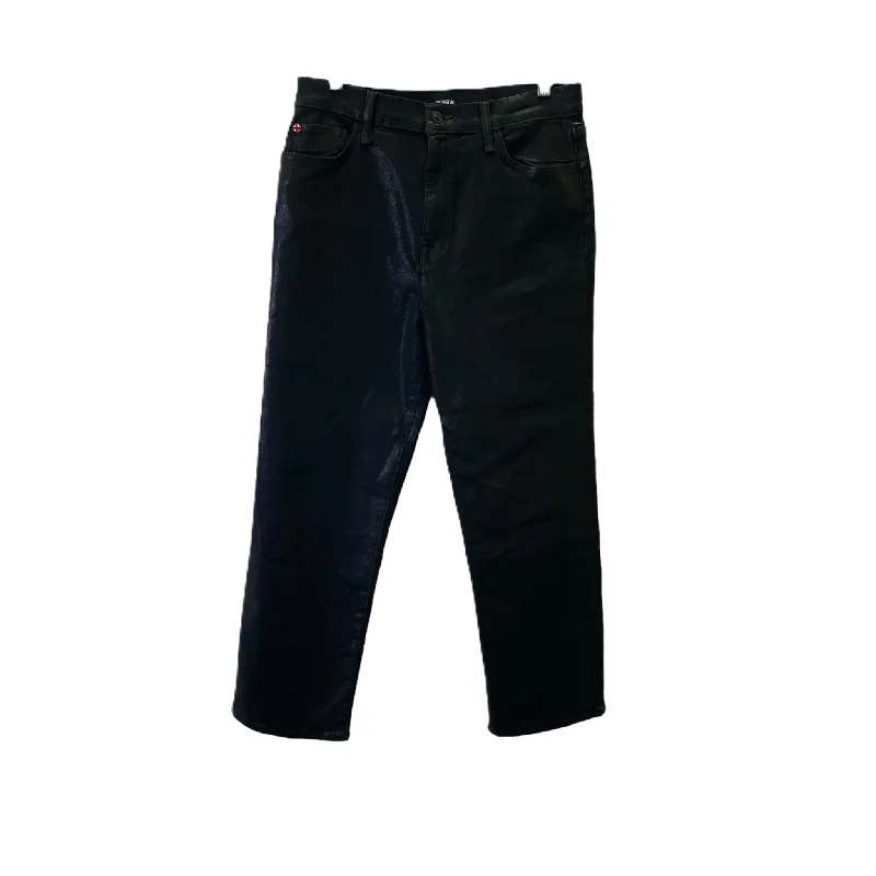 Black Jeans Straight By Hudson, Size: 10