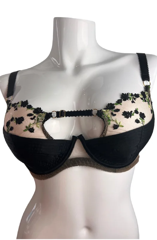 Charlotte Noir Bridge Bra 0824-32